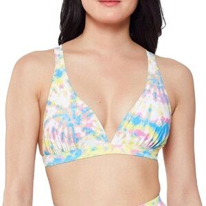 Colorful Tie-Dye Bikini Top